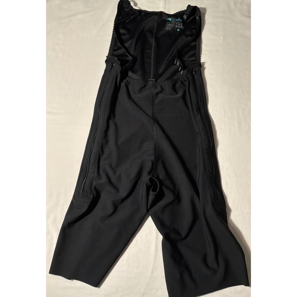 Marena Recovery Post Surgical Compression Girdle Black XL Knee Length Zippers